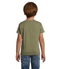 Camiseta infantil de colores publicitaria corte fit